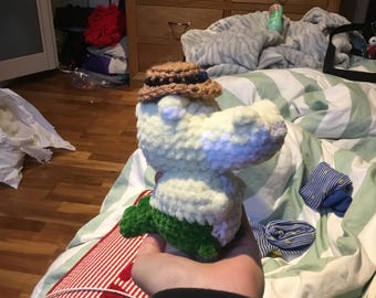 Gummigoo, The Amazing Digital Circus crochet pattern (intermediate amigurumi)