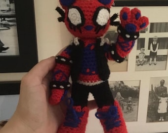 Cat (Spider) Punk, crochet pattern (intermediate/ advanced amigurumi)