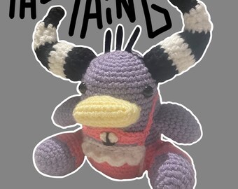 Thing, Helluva Boss crochet pattern (advanced amigurumi)