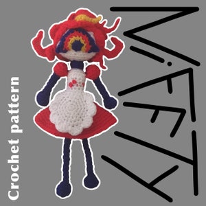 Niffty, Hazbin Hotel crochet pattern (advanced amigurumi)
