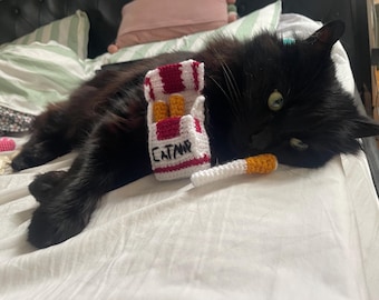 Catnip Cigarettes, crochet pattern (intermediate amigurumi)