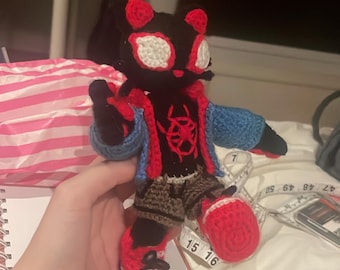 Spider-cat, crochet pattern (intermediate/ advanced amigurumi)