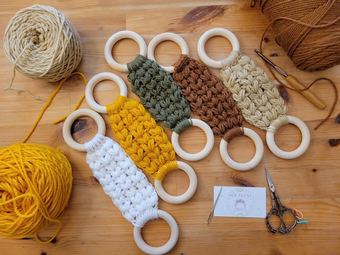 Crochet Towel Rings Etsy