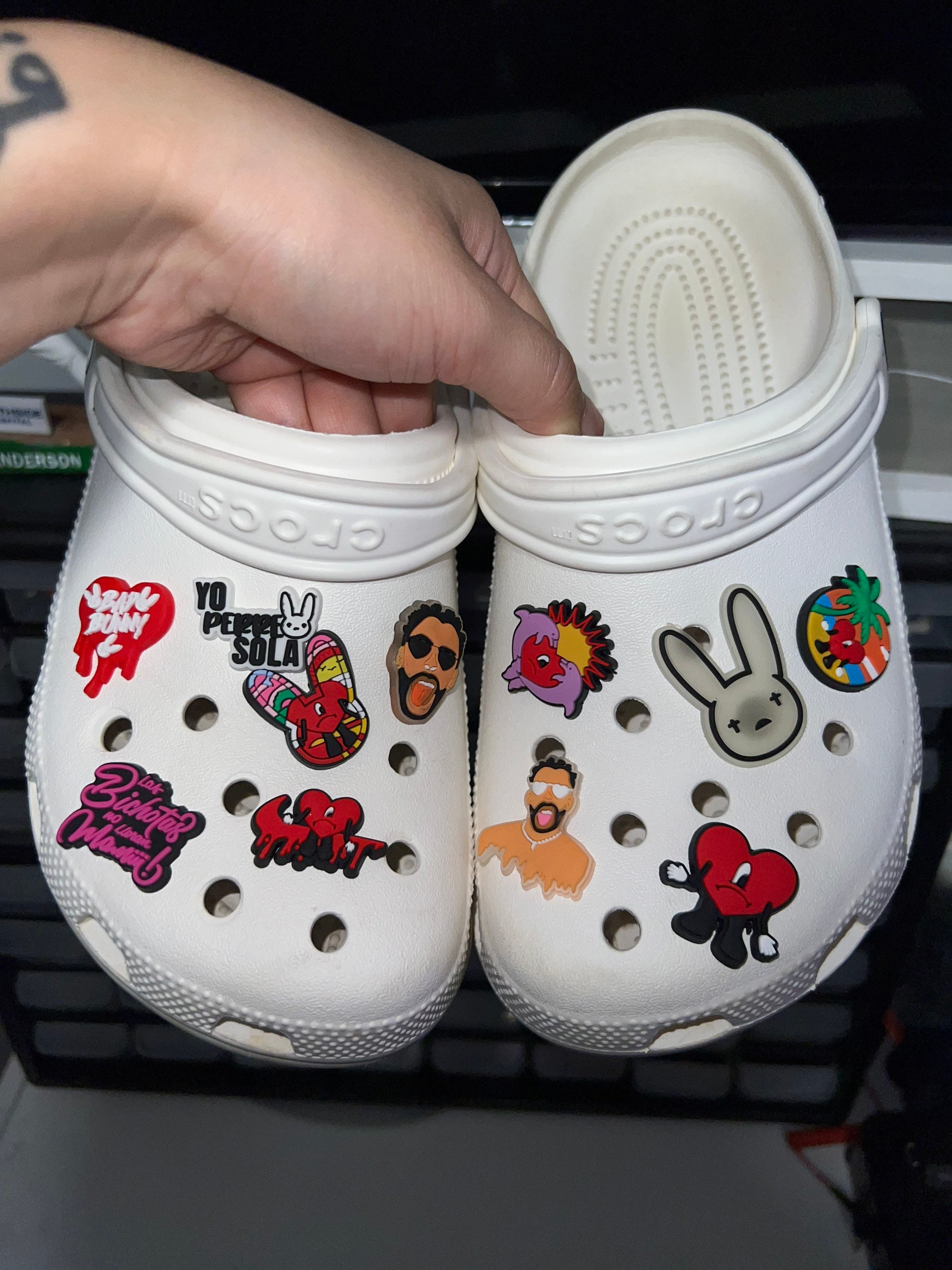 Bad Bunny Croc Charms Singer Croc Charms Etsy