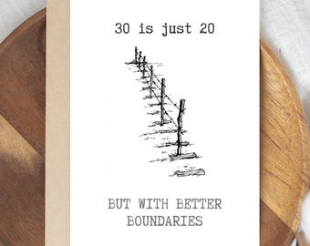 Funny 30th Birthday Cards, Turning 30 Card, I'm Fine Ross - View #11