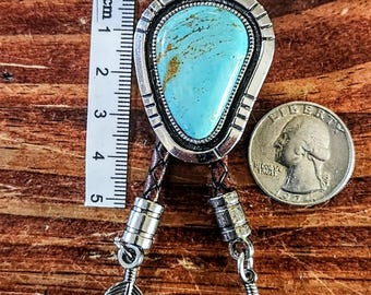 Bolo Turquoise real from the turquoise mountain mine, Kingman Arizona,