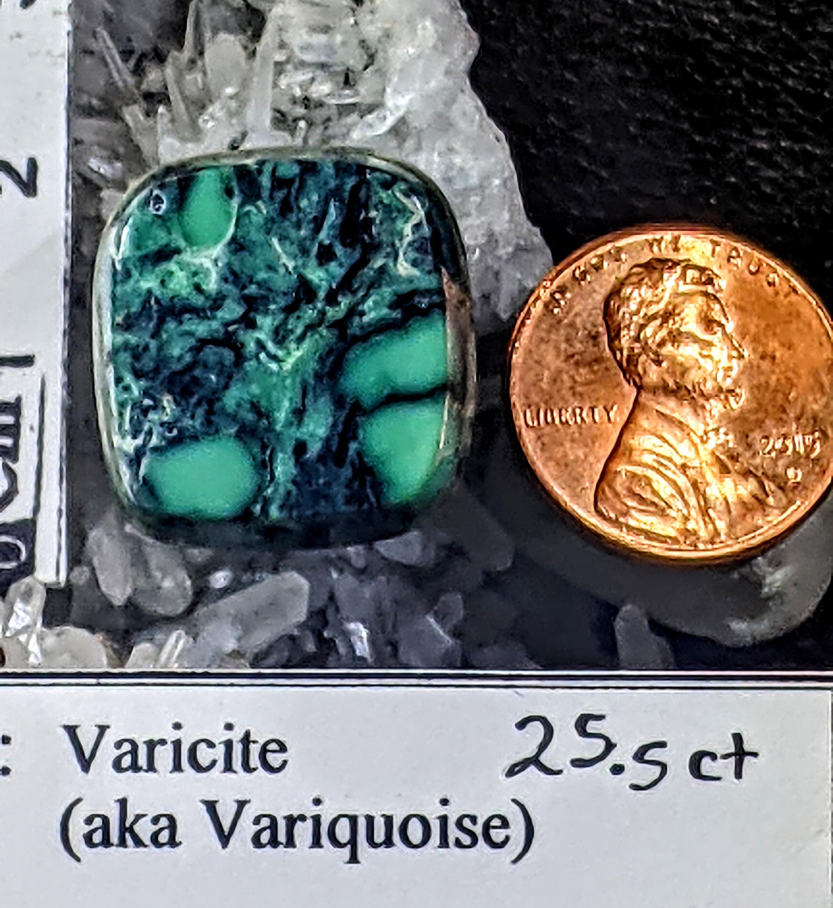 Variscite / Turquoise Britton Apache Turquoise Mine, Variquoise 25