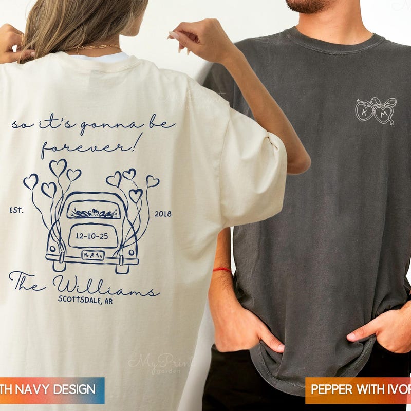 Wedding Merch Examples Wedding Tops & Tees - Etsy