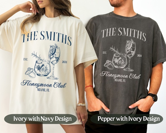 Vintage Honeymoonin Couple Just Married St. Lucia T-Shirt Vintage Honeymoonin Couple Just Married St. Lucia T-Shirt