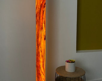 Floor lamp olive wood “sheesham”