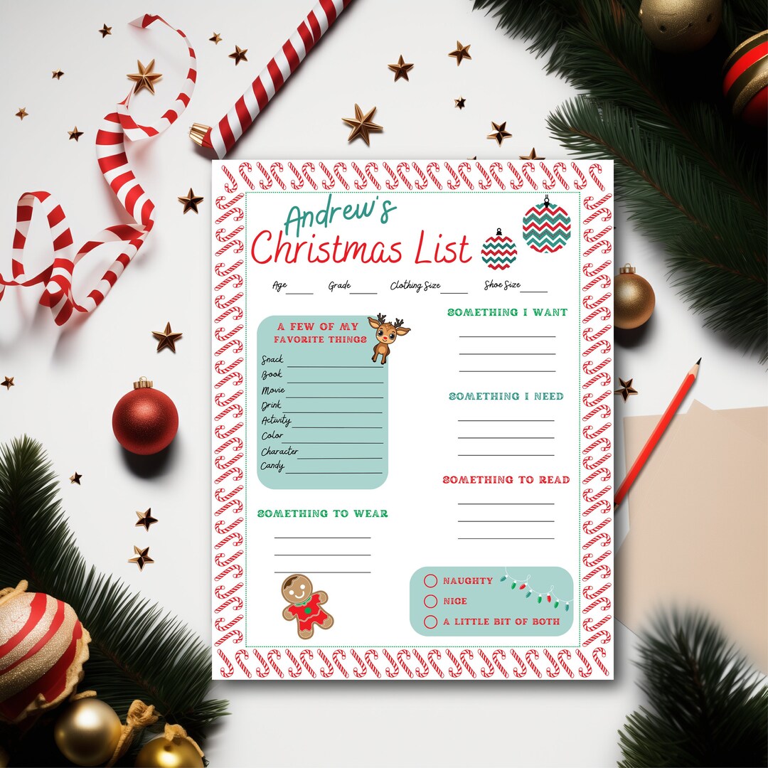 Kids Holiday Wish List Kids Christmas Wish List Coloring Etsy UK my-christmas-wish-list-2023-youtube
