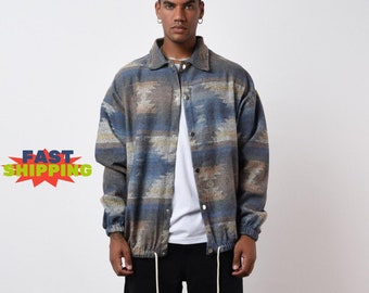 Mens Aztec Jacket - Etsy