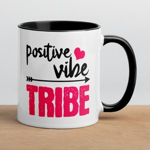 Positive Vibe Inspirational Mug, Motivational  Gift, Team Building Gift