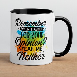 Funny Saying Mug, muy divertido para reuniones de oficina