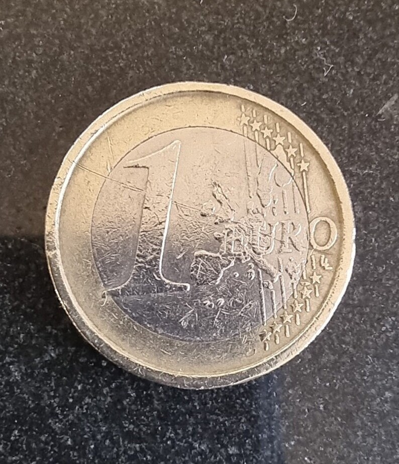Zeldzame 1 Euro Italiaanse Da Vinci Munt Etsy Nederland
