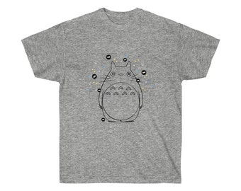 Totoro, My Neighbour Totoro Cute Unisex Cotton Tee T shirt