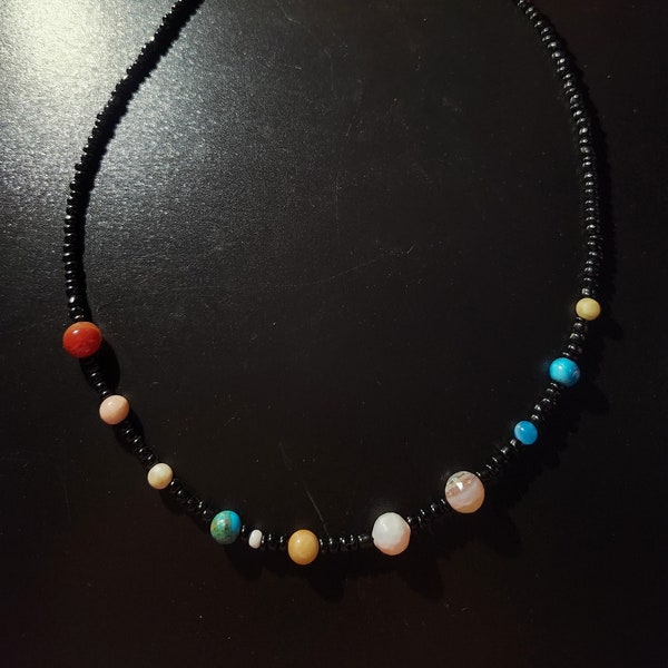 Solar System Beaded Necklace