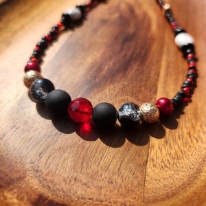 Morales Spiderman Beaded Necklace