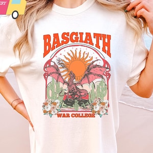 COMFORT COLORS Basgiath War College Dragon Rider  Shirt,Basgiath War College Sweatshirt, Fourth Wing Shirt,Dragon Lover Shirt, Bookish Shirt