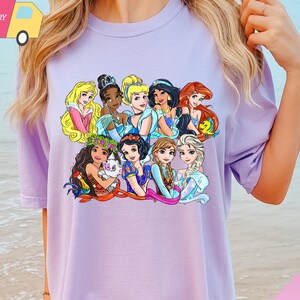 Comfort Colors Disneyworld Princess Shirt, Disney Girls Trip Shirt, Disney Shirt, Princess Castle Shirt, Disney Vacation Shirt