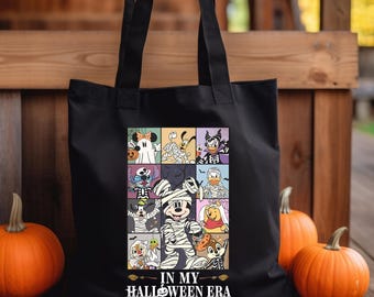Draagtas In My Halloween Era 2025, gepersonaliseerde draagtas Mickey Halloween, draagtas Halloweenfeest, draagtas Disney Halloween