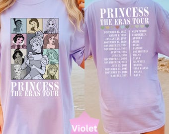 Comfort Colors Princess The Era Tour Shirt, Princess Tour Shirt, Retro Disney Shirt, Disney Princess Shirt, Disney Princess Shirt