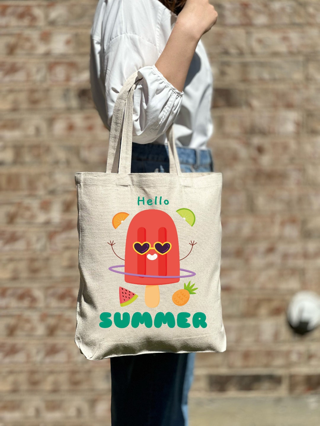 Hello Summer Terry Tote
