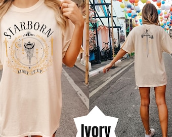 KOMFORT-FARBEN Light It Up Crescent City Shirt, Starborn Shirt, Bryce Quinlan Shirt, Bookish Shirt, House of Earth Merch, Sarah J Maas Merch
