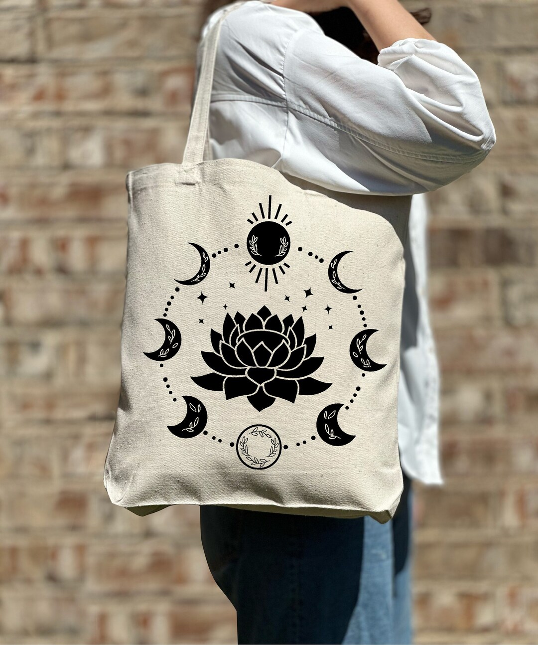 Moon Floral Bag