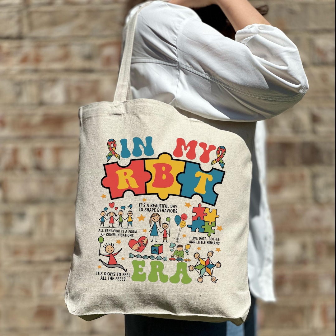 Handbag Rbt In My Rbt Era Tote Bag, Registered Behavior Technician, Rbt Tote Bag ...