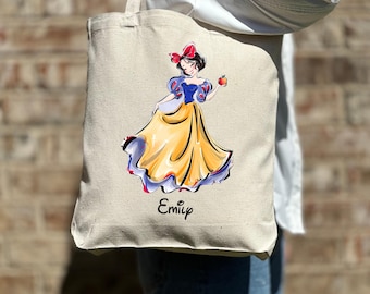 Borsa tote personalizzata Disney Princess Biancaneve, borsa tote Disney Cute, borsa tote Disney, borsa tote Disney Vacation, borsa personalizzata Disney Princess