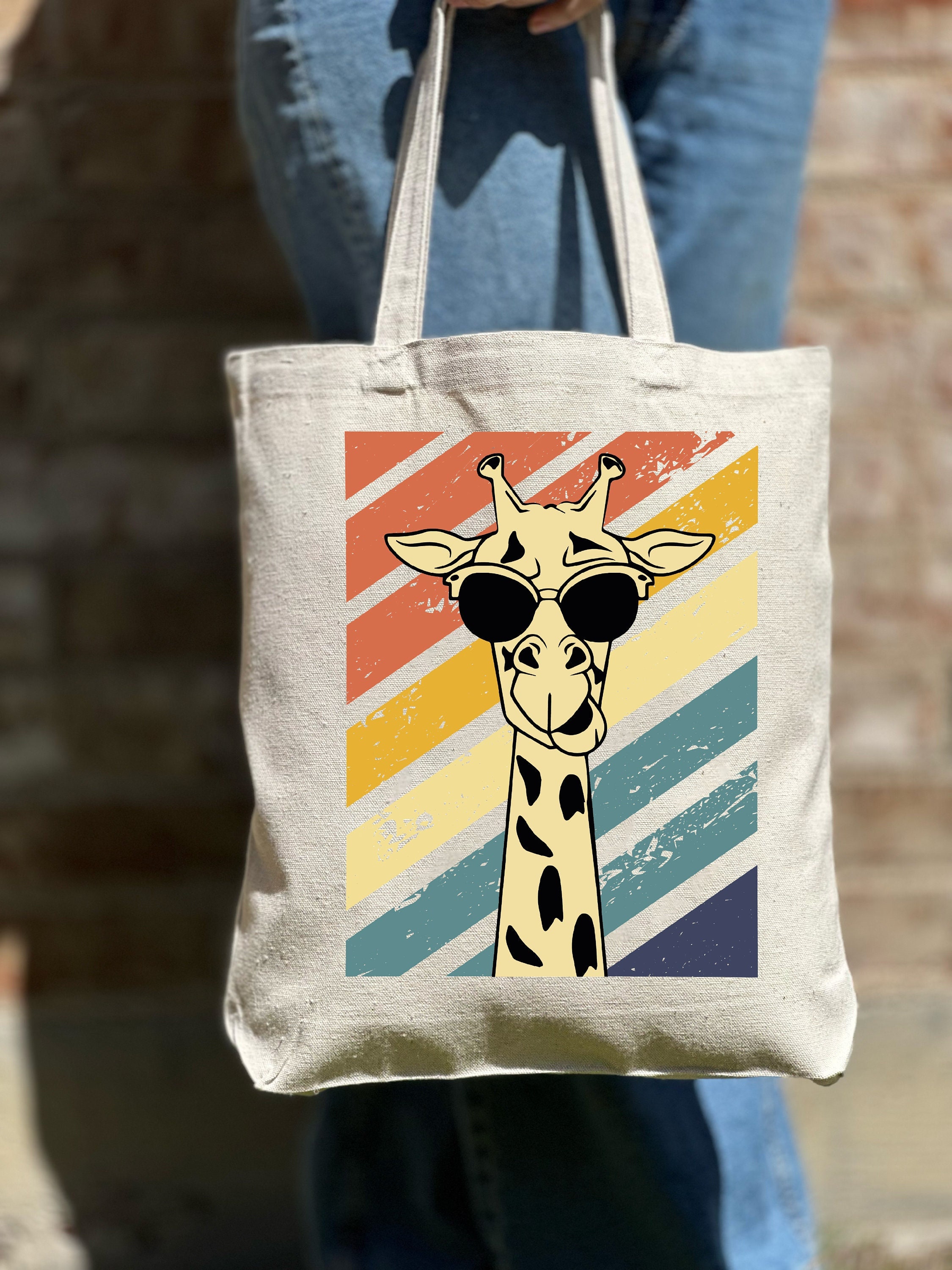 Giraffe Tote Bag Etsy