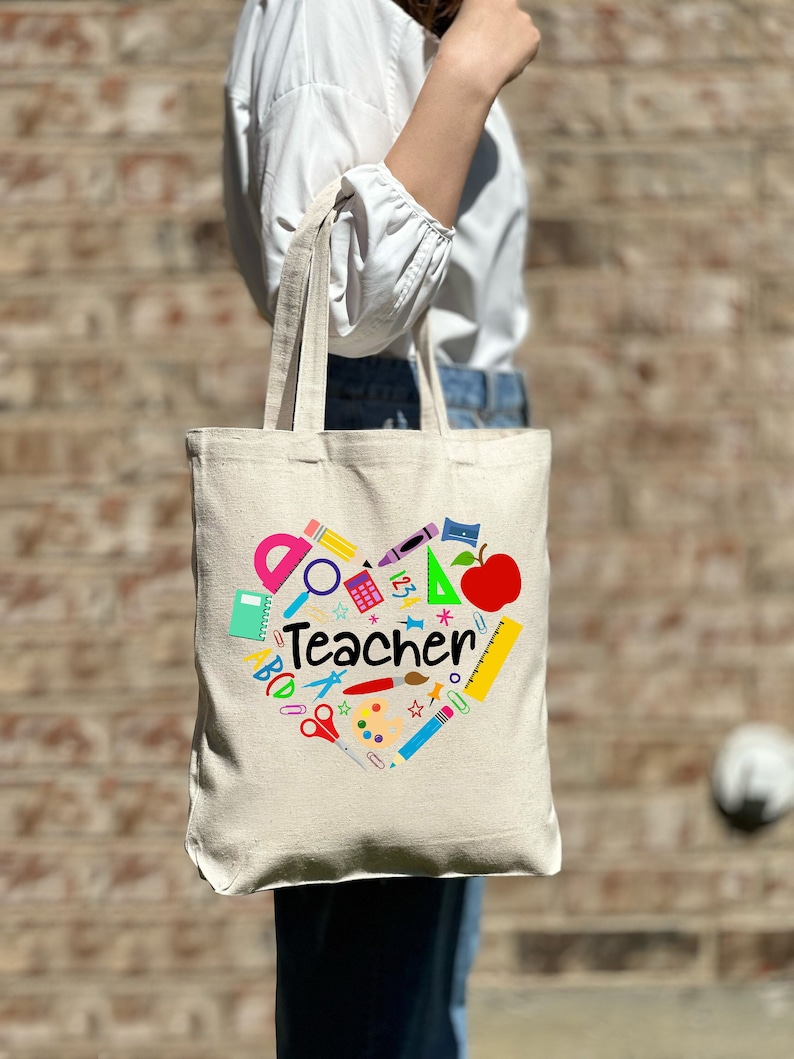 Teacher Tote Bag, Teacher Gift Tote, Teacher Gift Tote Bag,teacher Gift ...