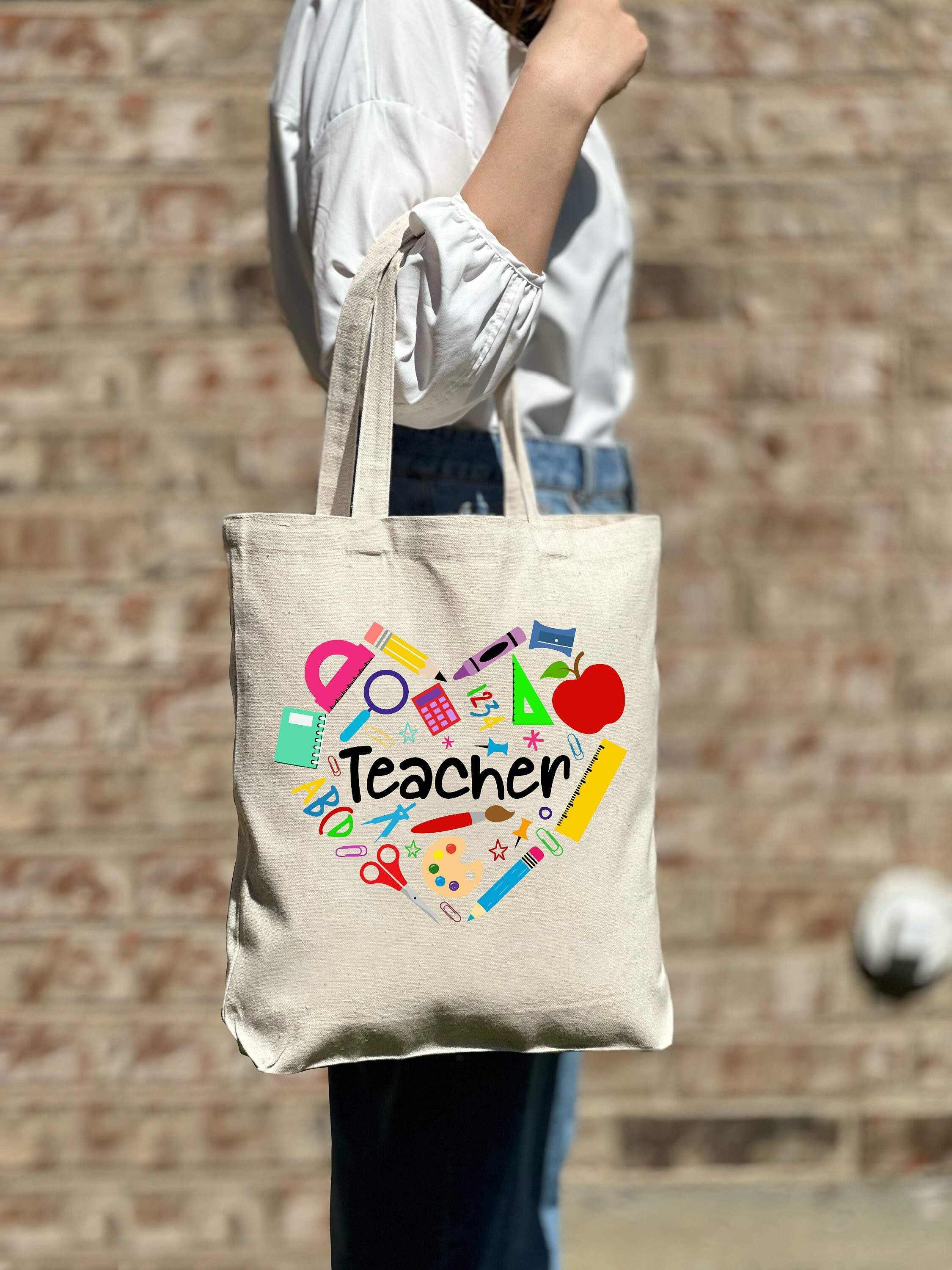 Teacher Tote Bag, Teacher Gift Tote, Teacher Gift Tote Bag,teacher Gift ...