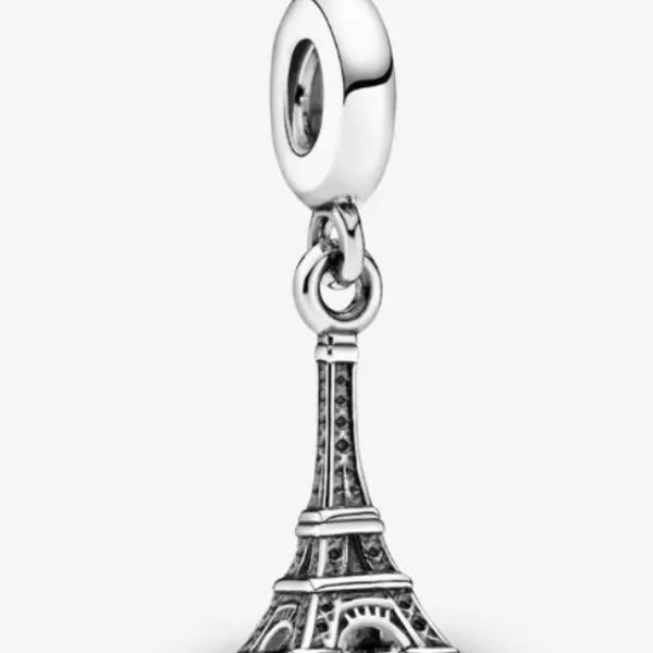 Charm pendentif Tour Eiffel de Paris, breloque en argent sterling, meilleur cadeau, breloque pour bracelet Pandora, ale 925, breloque mignon