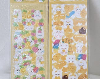 Kawaii Bunny Sticker Sheet: Planner Journal Decorations