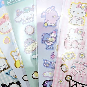 Tuxesdosam Sticker/Cinnamoroll sticker/Pochacco sticker /HelloKitty sticker/Doki stickers/ Sticker Sheets