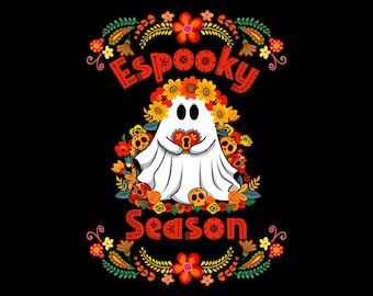 Halloween Ghost Espooky Season png, Halloween png, Dia de los Muertos, fall png, digital download, Sublimation Design, Truth Hurts Company