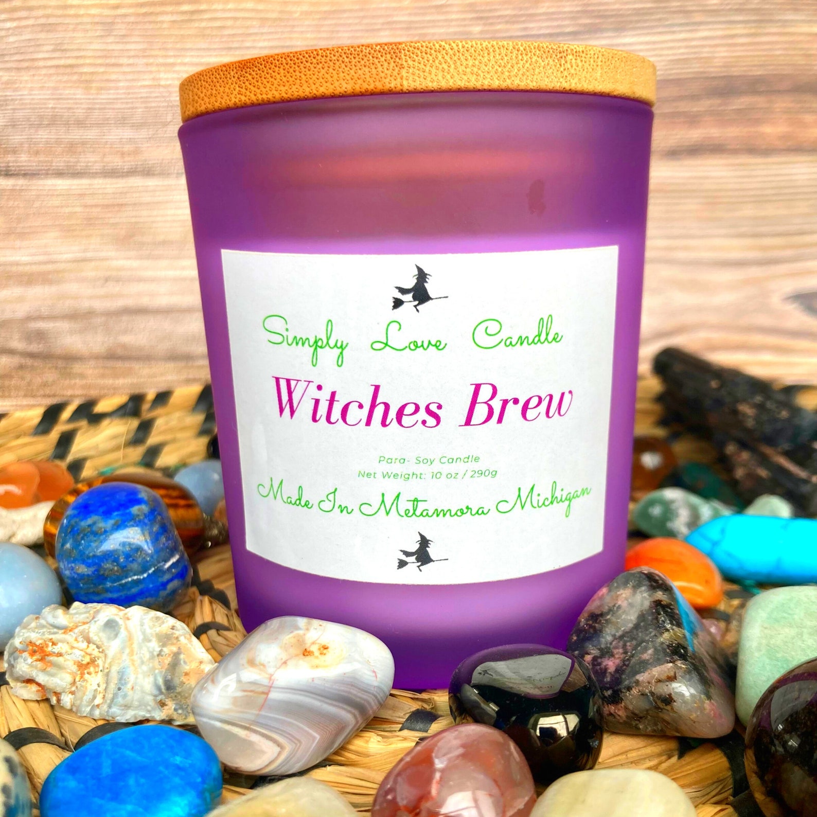 Witches Brew Candle and Wax Melt Gift Set, Gift for Best Friend Mom or