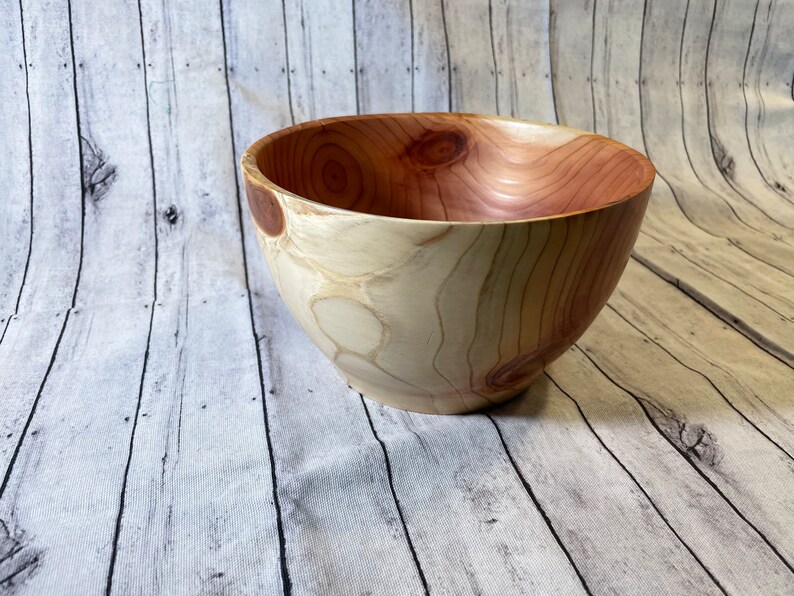 Cedar Handmade Wood Bowl Etsy