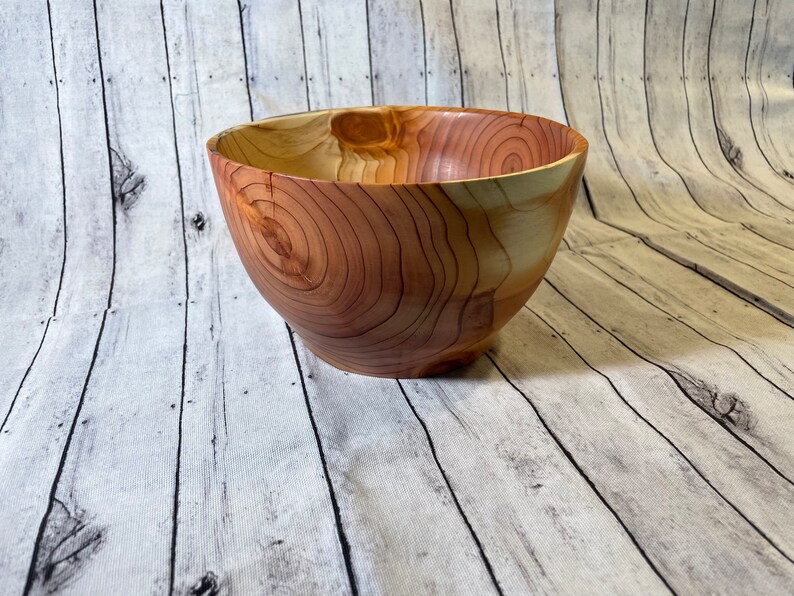 Cedar Handmade Wood Bowl Etsy