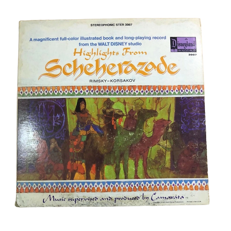 Rimskykorsakov Highlights From Scheherazade 3987 VG Vinyl Etsy