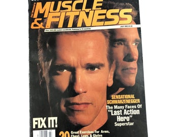 Joe Weider's Muscle And Fitness Magazine July 1993 VG