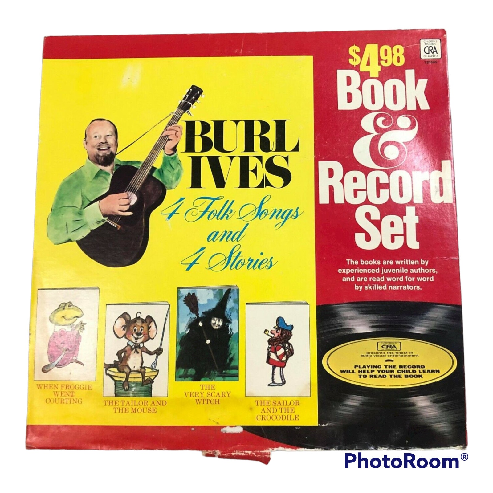 Burl Ives Burl Ives' Folk Songs and Stories T 24555 VG Etsy