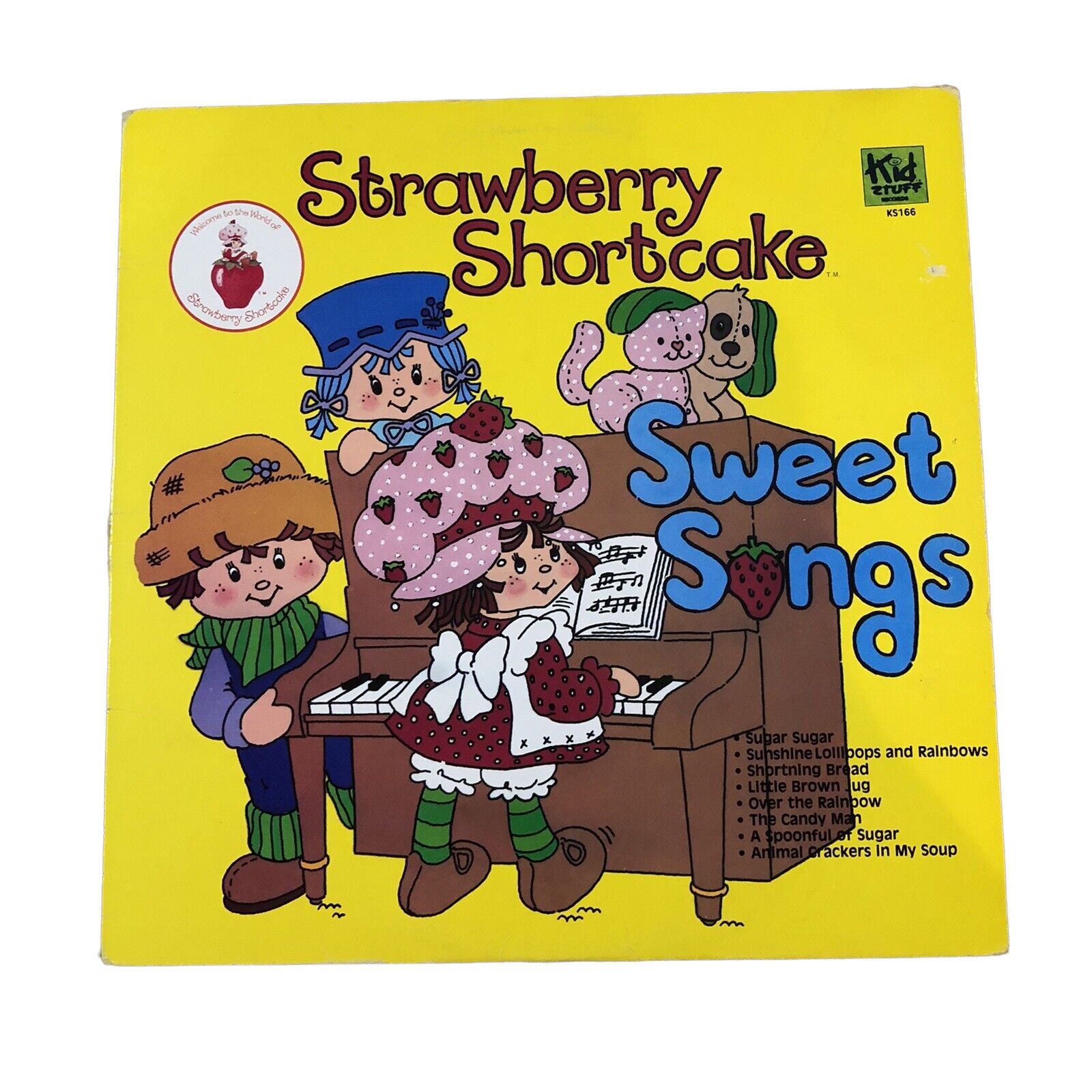 Strawberry Shortcake's Sweet Songs KS166 Kidztuff Records - Etsy Strawberry Shortcake's Sweet Songs KS166 Kidztuff Records - Etsy