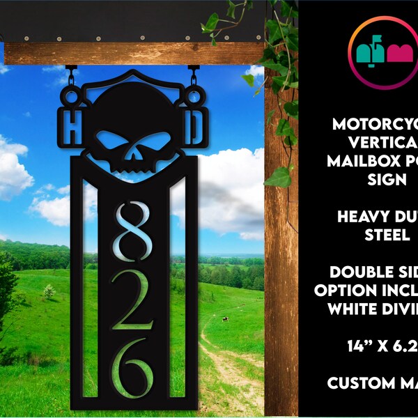 Hanging Mailbox Numbers Etsy