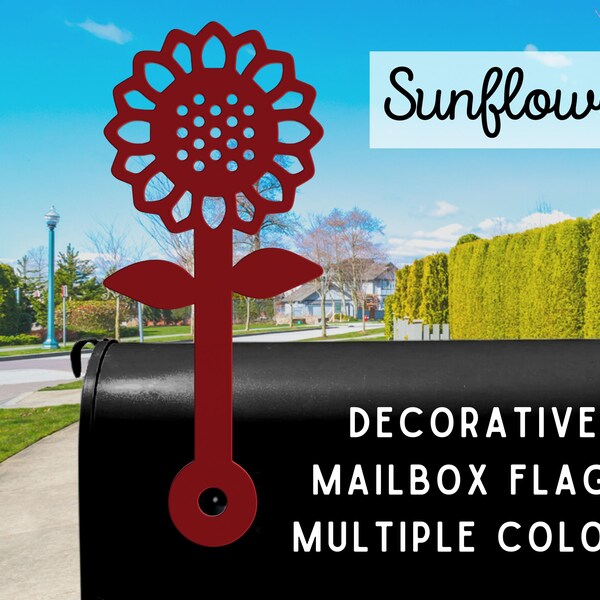 Sunflower Mailbox Decals - Etsy