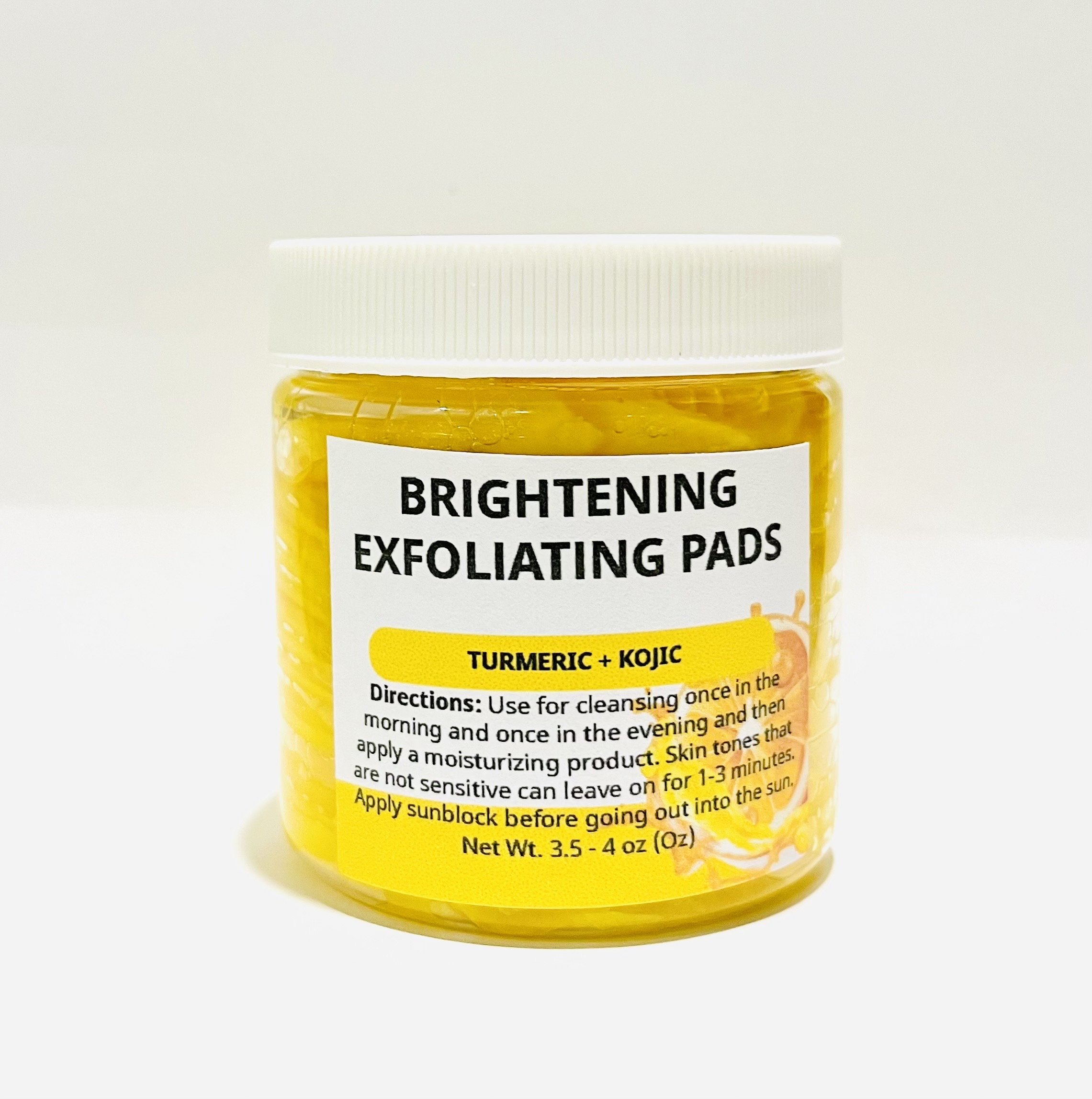 Turmeric & Kojic Acid Cleansing Pads, Brightening, Dark Spot, Acne, Uneven Skin Tone, Dark