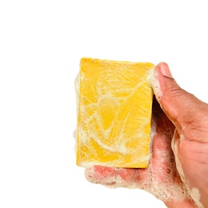 Unscented Turmeric Soap With Honey And Ginger, Kojic Soap, 100% Natural Organic Face Soap, Face Wash, Body Wash Bulk Wholesale Prices