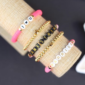Personalized Breast Cancer Awareness Bracelet | Pink Bracelet | Breast Cancer Bracelet | Breast Cancer Support Bracelet | Breast Cancer